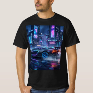 Sportauto gestileerde T-shirt