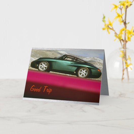 Sportauto Kaart (Gele Bloem)