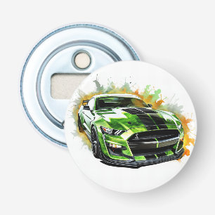 Sportauto knop flesopener button flesopener