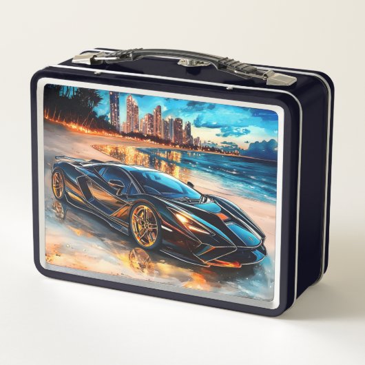 Sportauto Lunchbox (Achterkant)