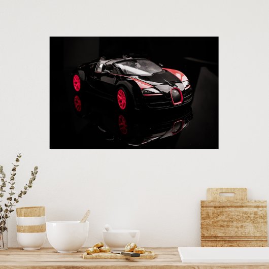 Sportauto Poster (Keuken)