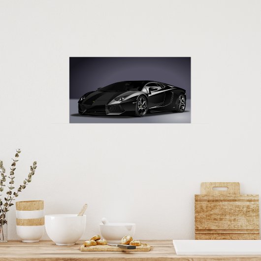 Sportauto Poster (Keuken)