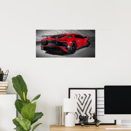 Sportauto Poster (Thuiskantoor)