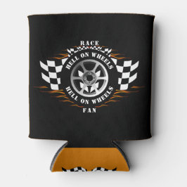 Sportauto Racing Hell op Wielen Checkered Pro Blikjeskoeler