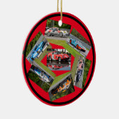 Sportauto-racisme Keramisch Ornament (Rechts)