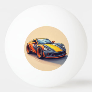 Sportauto Tafeltennisbal Geschenk voor racefans Pingpongbal