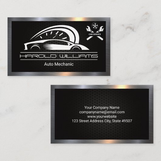Sportauto | Wrenches Visitekaartje (Voorkant / Achterkant)