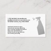 Sportauto | Zeepbellen | Auto-services Visitekaartje (Achterkant)