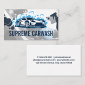 Sportauto | Zeepbellen Visitekaartje (Voorkant / Achterkant)