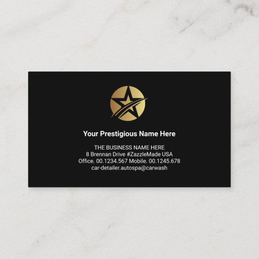 Sportautomaten met automatische vermelding van pro visitekaartje (Achterkant)