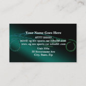 Sportauto's, bergen en herbouwen, luxe visitekaartje (Achterkant)