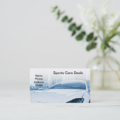 Sportauto's van hoge kwaliteit visitekaartje (Staand voorkant)