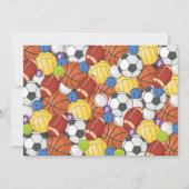 Sportavendagen Uitnodigingen met foto's (Achterkant)