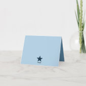 Sportbakken Alle sterren Dank u wel Bedankkaart (Achterkant)