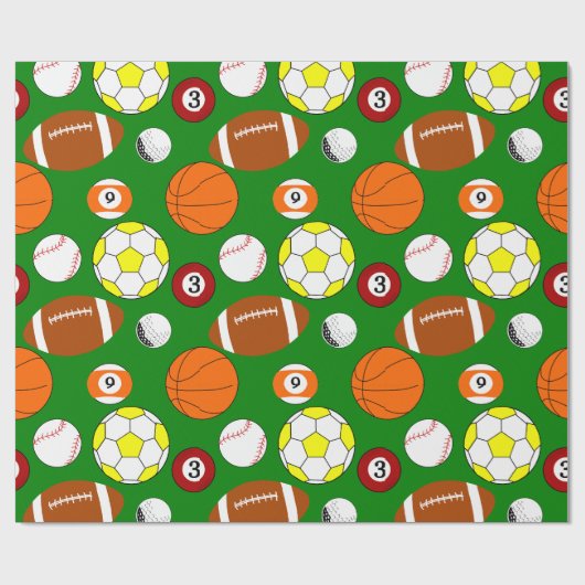 Sportbakken Cadeaupapier (Vlak)