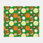 Sportbakken Fleece Deken (Voorkant (Horizontaal))