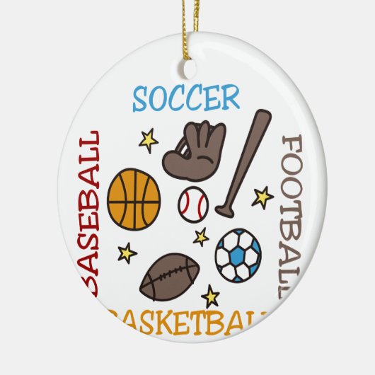 Sportbakken Keramisch Ornament (Links)