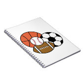 Sportbakken Notitieboek (Rechterzijde)