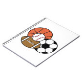 Sportbakken Notitieboek (Linkerzijde)