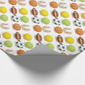 Sportbakken voor het ontwerpen van tappapier cadeaupapier (Hoek)