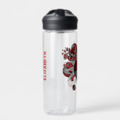 sportbakketbalken voor meisjes waterfles (Voorkant)