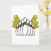 Sportbal Bowling Coach Team Game Strike Kaart (Gele Bloem)
