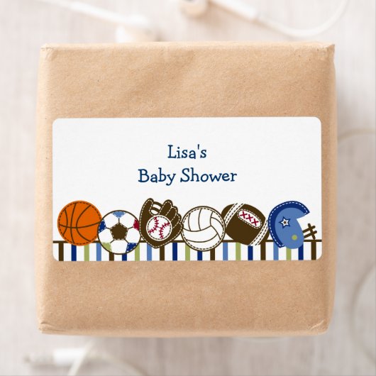 Sportbal Waterfles Stickers Labels (Insitu)