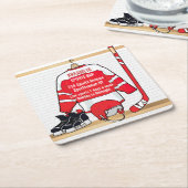 Sportbalkpromotie adverteren kartonnen onderzetters (Schuin)