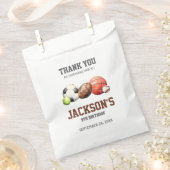 Sportballen Laten we een bal hebben Bedankzakje (Geknipt)