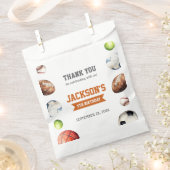 Sportballen Laten we een bal hebben Bedankzakje (Geknipt)