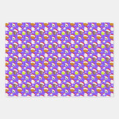 Sportballen met het kerstpatroon van het Pet van d Inpakpapier Vel (Voorkant 3)