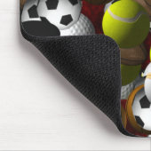 Sportballen Mousepad Muismat (Hoek)