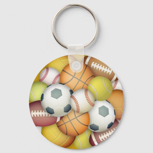 sportballen sleutelhanger (Voorkant)