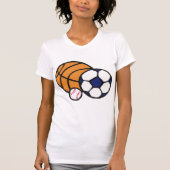 Sportballen Vrouwen T-shirt (Voorkant)