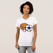 Sportballen Vrouwen T-shirt (Voorkant volledig)