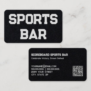 Sportbar aangepaste QR Visitekaartje