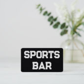 Sportbar Aangepaste QR Visitekaartje (Staand voorkant)