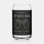 Sportbar Drinkware Can Beer Drinkware Blikvorm Glas (Voorkant)