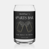Sportbar Drinkware Can Beer Drinkware Blikvorm Glas (Achterkant)
