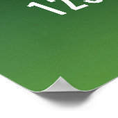 Sportbar Evenement Promo voeg logo Advertentie toe Poster (Hoek)