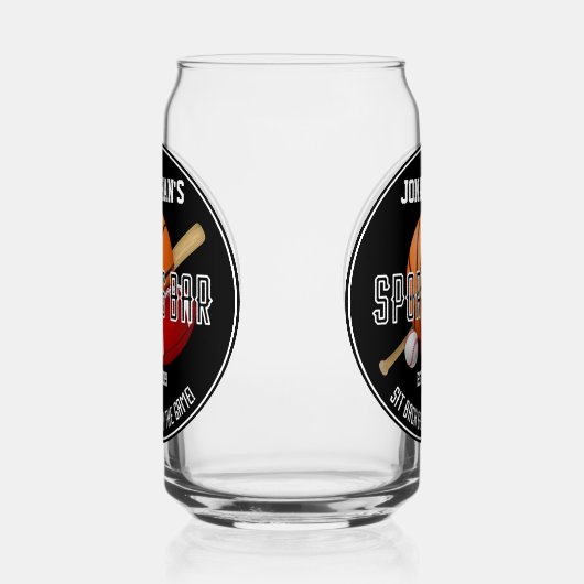 Sportbar Lounge Drinkware Bier Blikvorm Glas (Rechts)