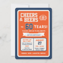 Sportbar Verjaardag Cheers en Bier voor 60 Jaar