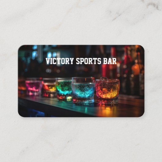 🏀 Sportbar Visitekaartje (Voorkant)