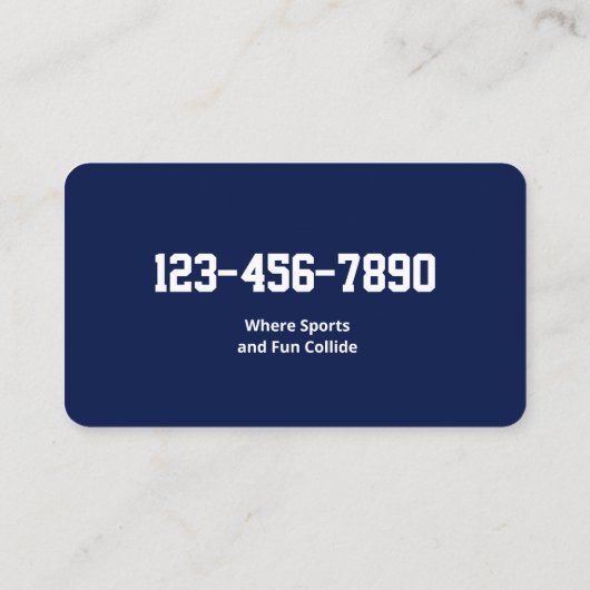 🏀 Sportbar Visitekaartje (Achterkant)