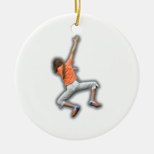Sportbeklimming Keramisch Ornament (Voorkant)