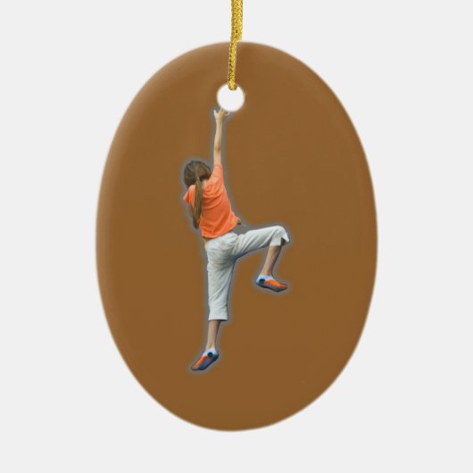 Sportbeklimming Keramisch Ornament (Voorkant)