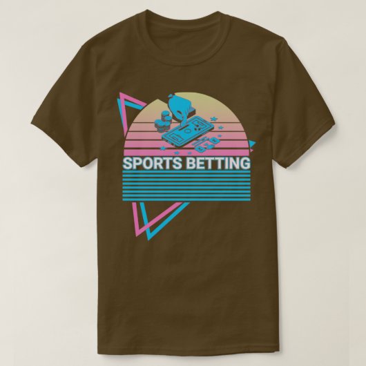 Sportbetating Bettor Retro T-shirt (Design voorkant)