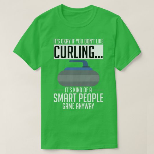 Sportbeugel krommen als je niet houdt van Curl T-shirt (Design voorkant)