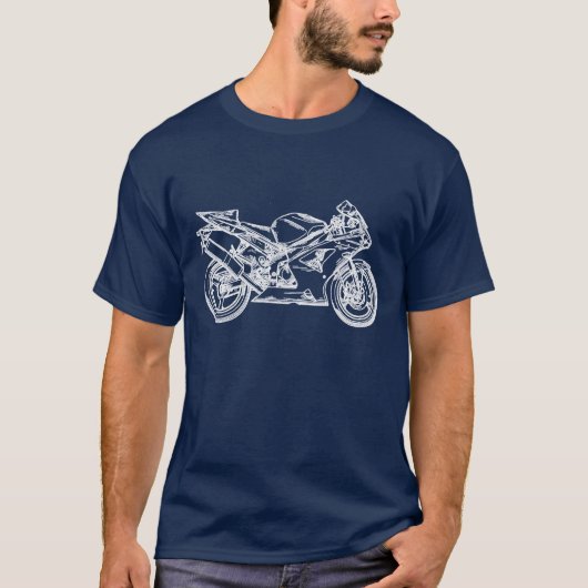 Sportbike Drawing (Ninja) T-shirt (Voorkant)