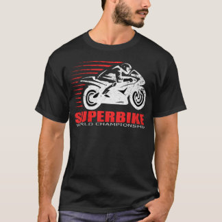 Sportbike race motorfiets grappig t-shirt